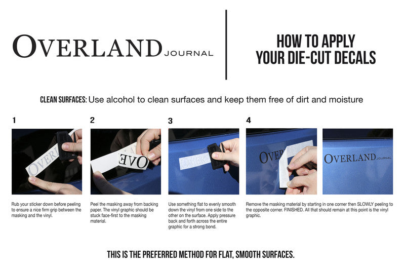 Overland Journal Die-Cut Decal