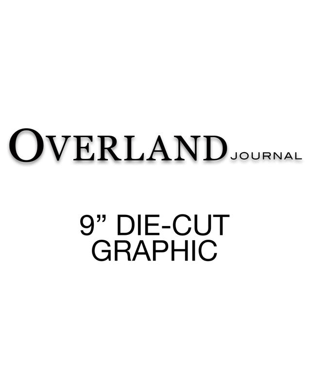 Overland Journal Die-Cut Decal
