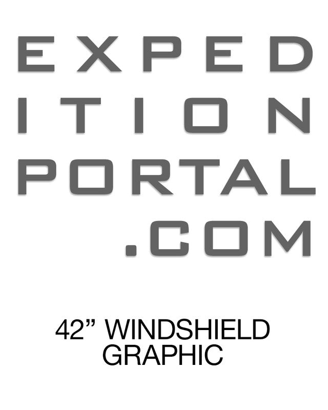 Expedition Portal Windshield Banner