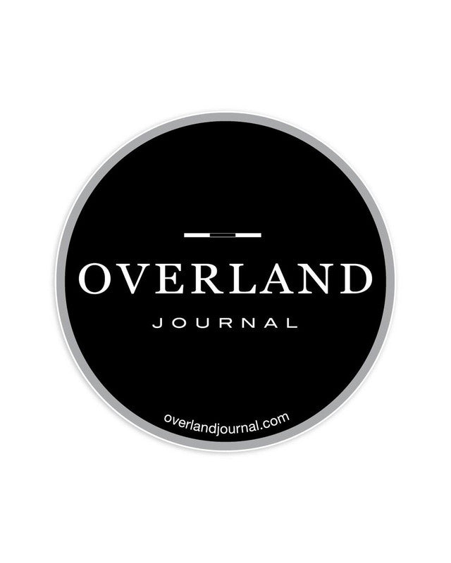 Overland Journal Circle Decal